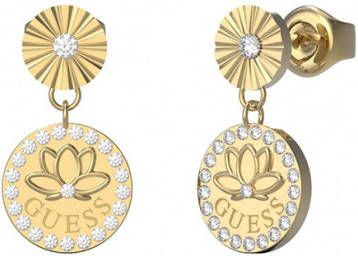 Guess Oorbellen Earrings Lotus JUBE01344JWYGT Goudkleurig