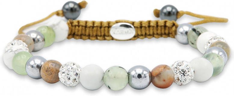 Karma Armbanden Spiral Center Piece XS Wit