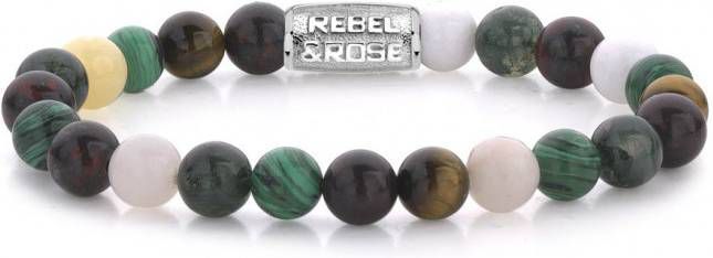 Rebel and Rose Armbanden More Colours Than Most 8mm Groen