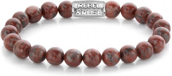 Rebel and Rose Armbanden Red Vintage 8mm M Rood