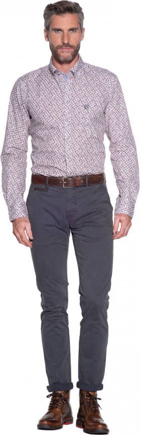 Campbell Casual overhemd met lange mouwen