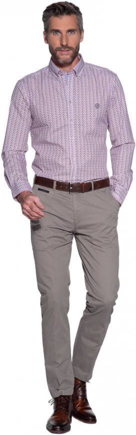 Campbell Casual overhemd met lange mouwen