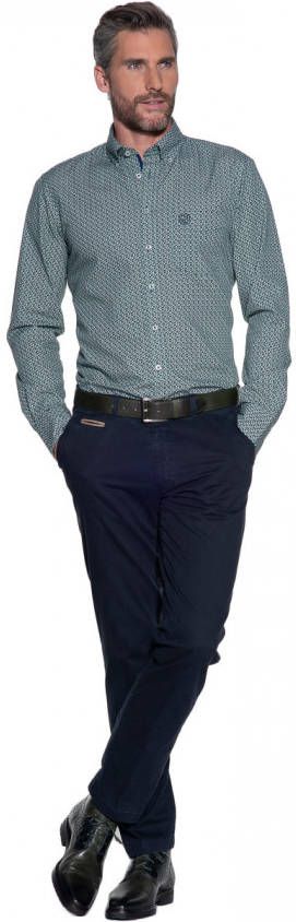 Campbell Casual overhemd met lange mouwen