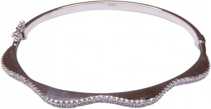 Christian 14 karaat armband met zirkonia