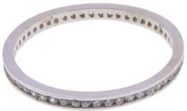 Christian 14 karaat wit gouden ring met zirkonia