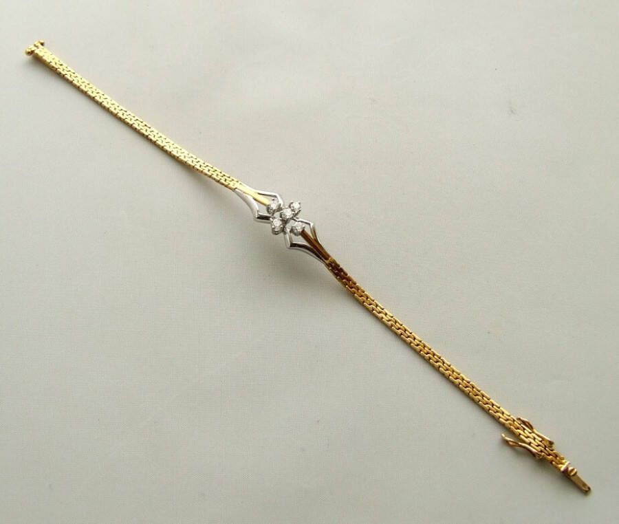 Christian 18 karaat bicolor diamanten armband