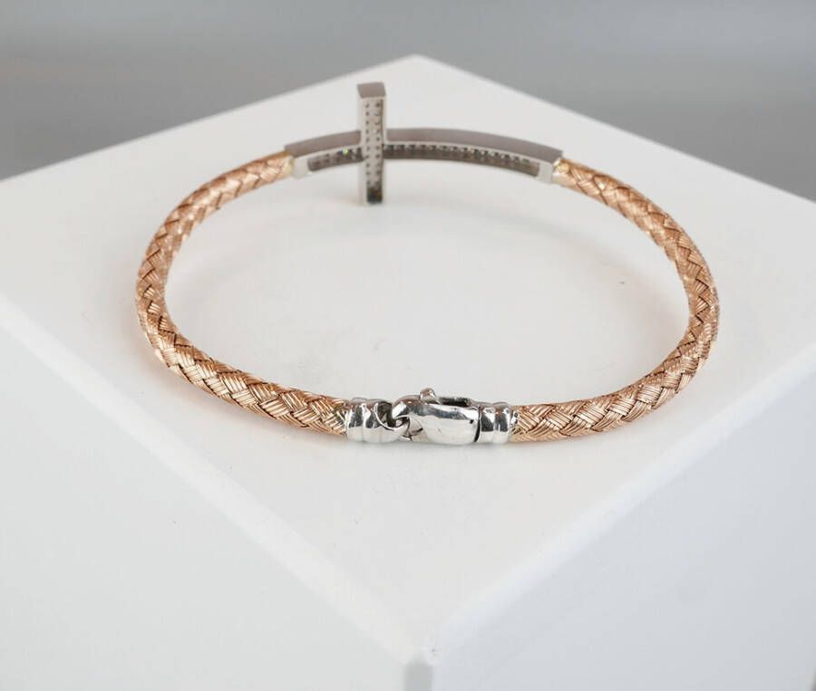 Christian Kruis armband met diamanten