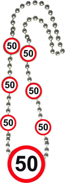 Feestbazaar 50 Jaar Verkeersbord Ketting