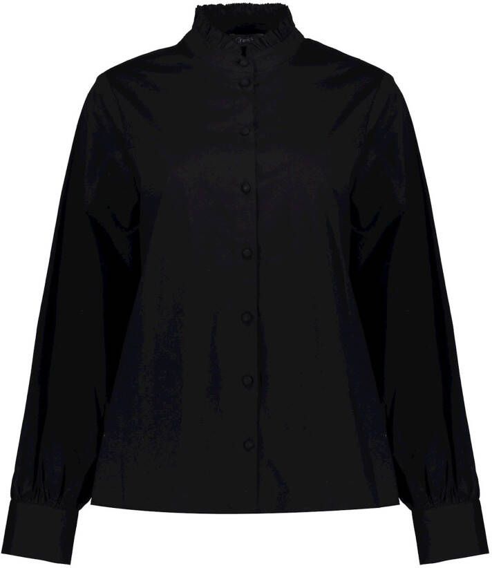 Geisha 23595 26 blouse poplin stretch with ruf