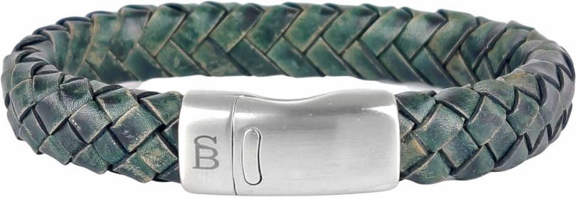 Steel&amp, Barnett Leren armband Cornall Heren