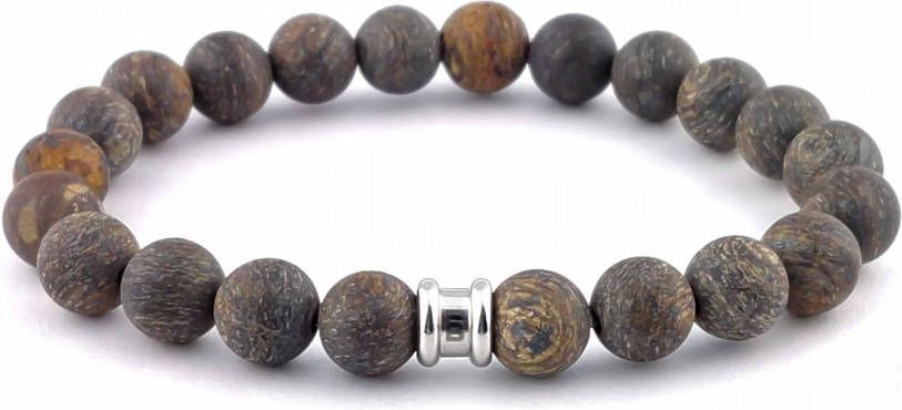 Steel&amp, Barnett Stenen armband basic Heren