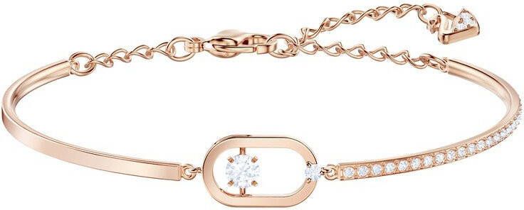 Swarovski 5472382 sparkling dc bracelet oval rosé, kleur armband medium