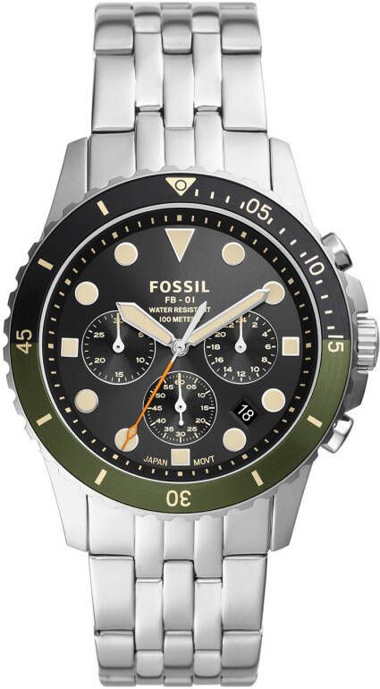 Fossil horloge FS5864 Fb 01 Chrono Zilver