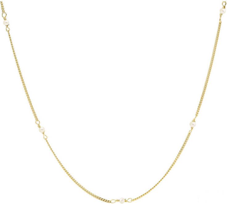 KARMA Jewelry verguld zilveren ketting Pearly Chain