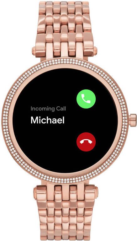 Michael Kors Smartwatches Gen 5E Darci Rosé, goudkleurig