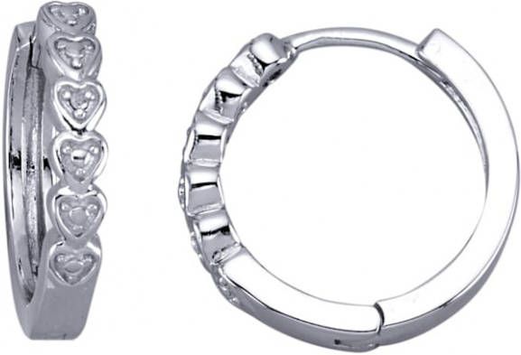 AMY VERMONT Creolen met diamanten Zilverkleur