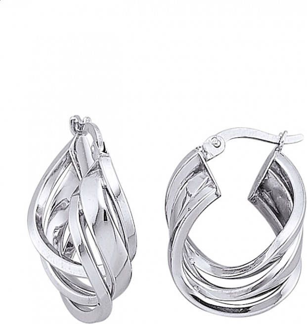 AMY VERMONT Creolen Zilverkleur