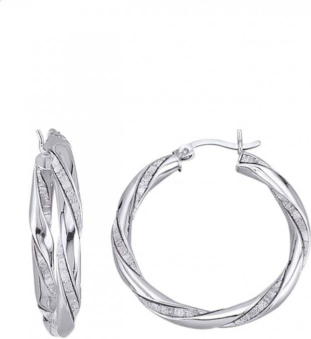 AMY VERMONT Creolen Zilverkleur