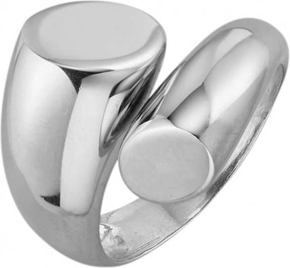 AMY VERMONT Damesring van echt zilver Zilverkleur