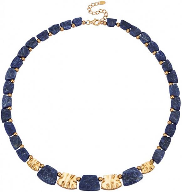 Diemer Farbstein Ketting met sodaliet Blauw