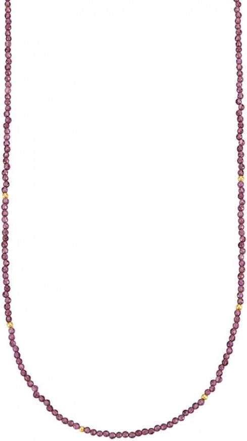 Diemer Farbstein Ketting van 14 kt. goud Roze