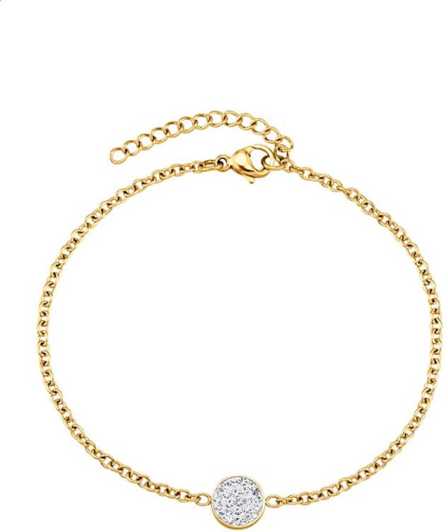 Jacques Lemans Armband met kristal Goudkleur