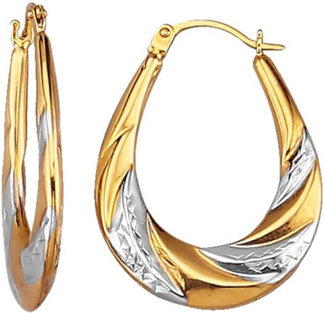 KLiNGEL Creolen van 10 kt. Goudkleur